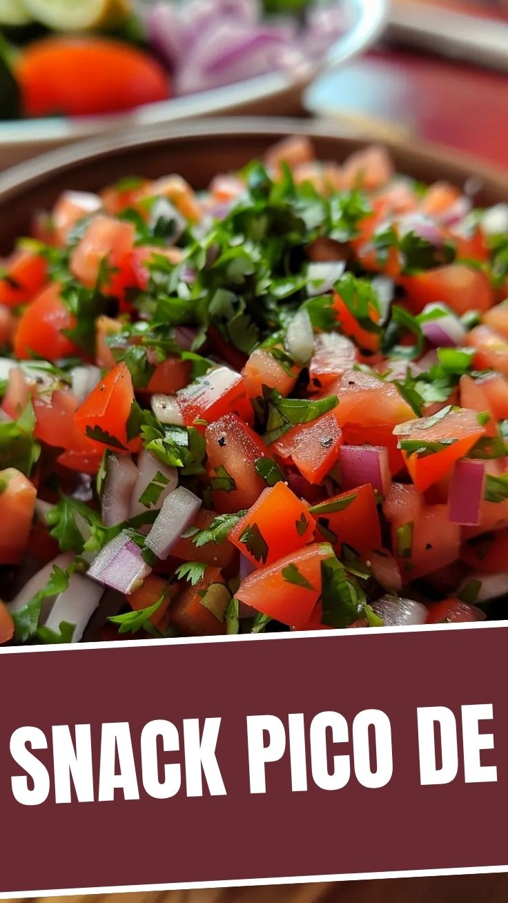 A vibrant bowl of fresh pico de gallo, showcasing diced tomatoes, onions, cilantro, and jalapeños.