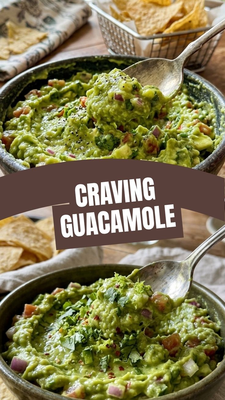 A vibrant bowl of fresh guacamole with avocado chunks