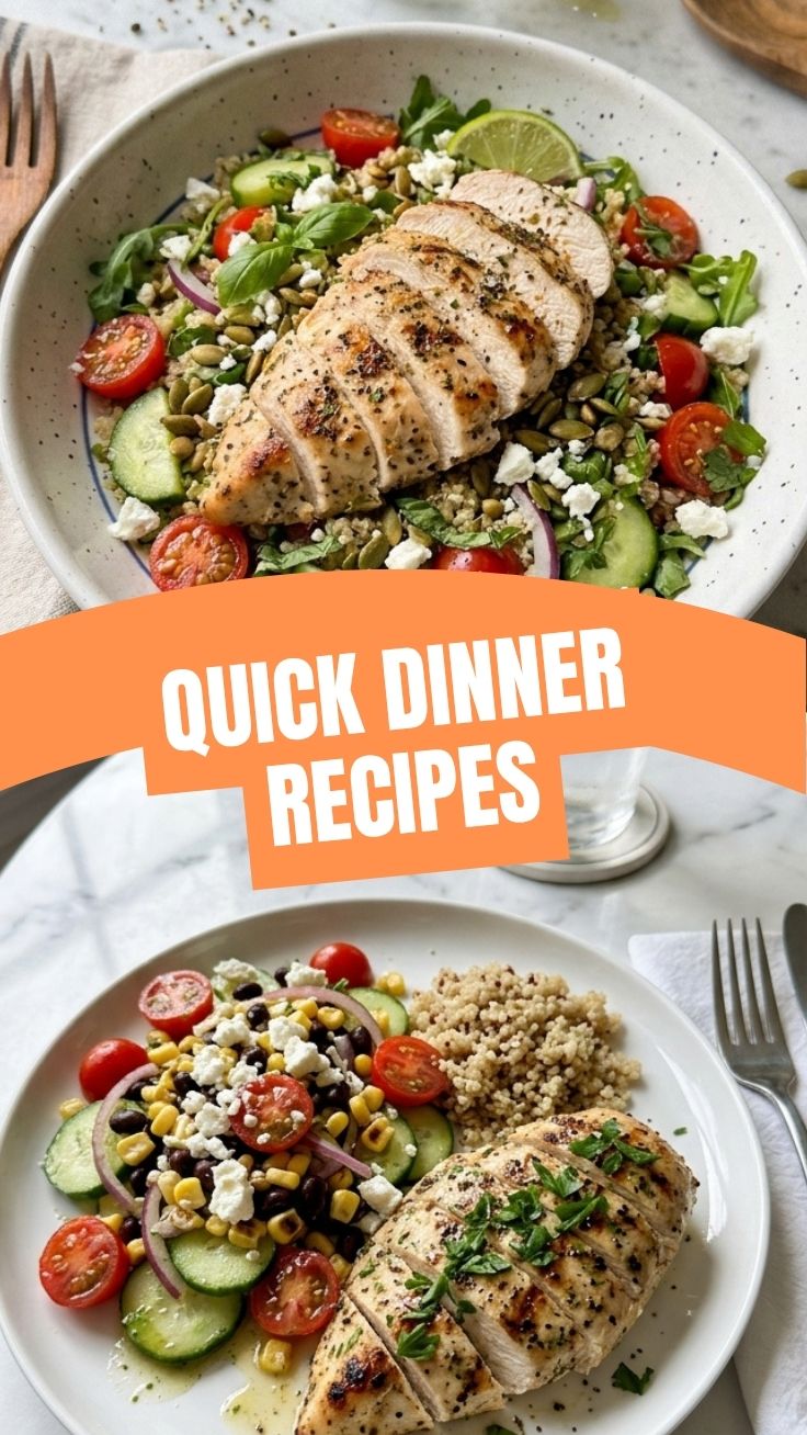 A vibrant low calorie summer dinner recipe featuring fresh vegetables and lean protein.