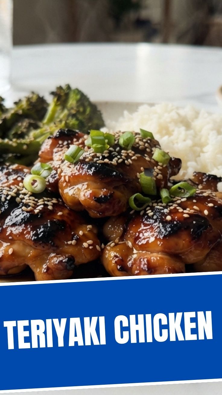 Delicious Teriyaki Chicken dish, perfectly glazed and cooked.